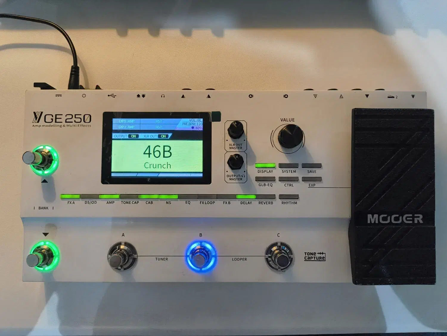 مولتی افکت گیتار الکتریک Mooer GE250|گیتار، بیس، امپلیفایر|ری, دولت‌آباد|دیوار