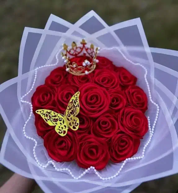 گل رز روبان با هر مدلی|گل مصنوعی|تبریز, |دیوار