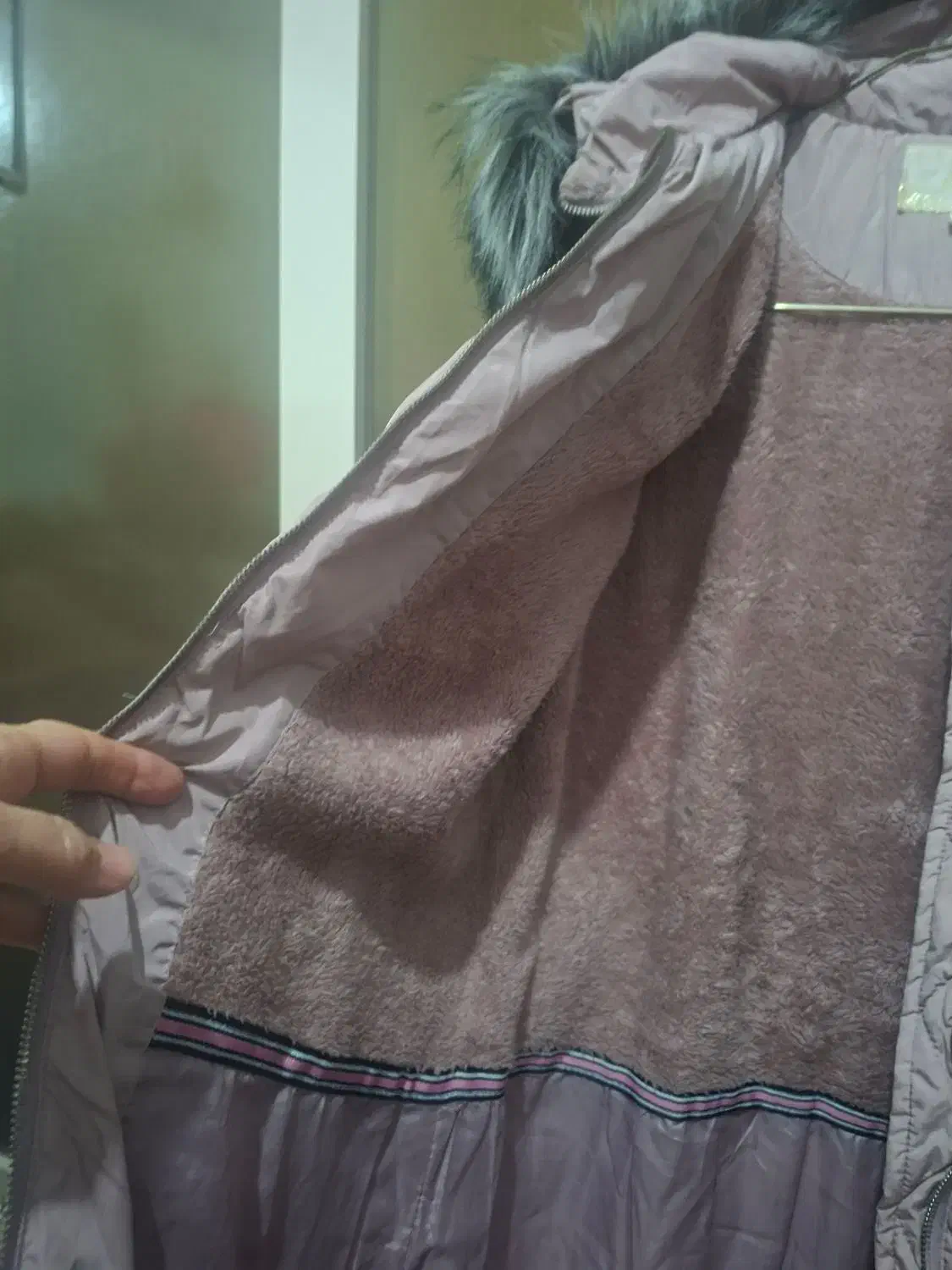 .کاپشن دخترانه سایز ۱۰۰ به ۱۱ الی۱۳ سال میخوره|کفش و لباس بچه|اردبیل, |دیوار