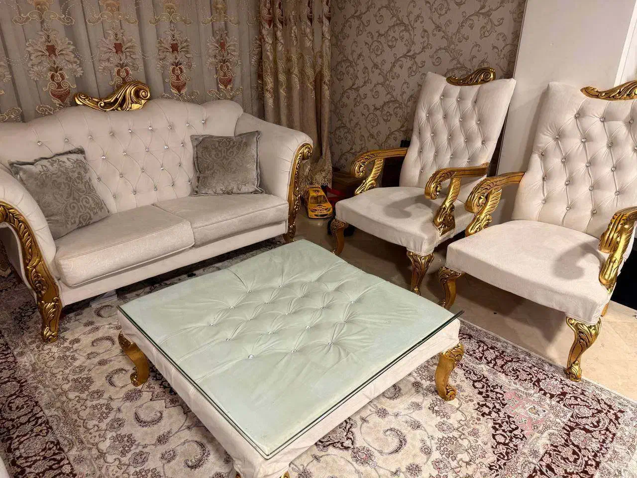 مبلمان ۷ نفره|مبلمان خانگی و میز عسلی|تهران, جنت‌آباد مرکزی|دیوار
