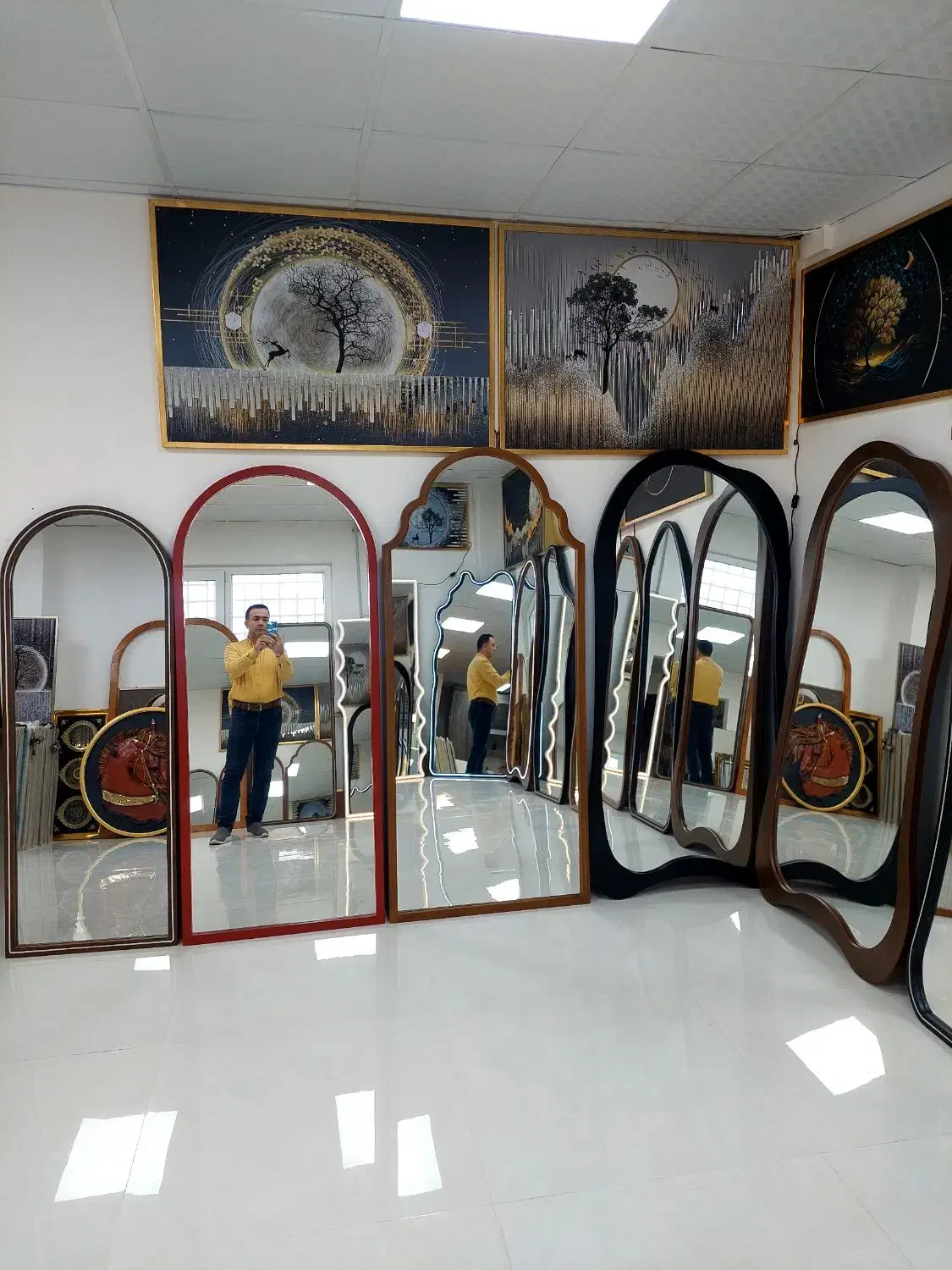 آینه قدی پینترسی|آینه|گنبد کاووس, |دیوار