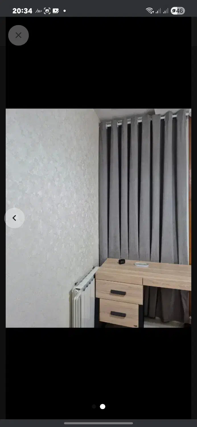 پرده طوسی|پرده، رانر، رومیزی|رشت, لاکانی|دیوار