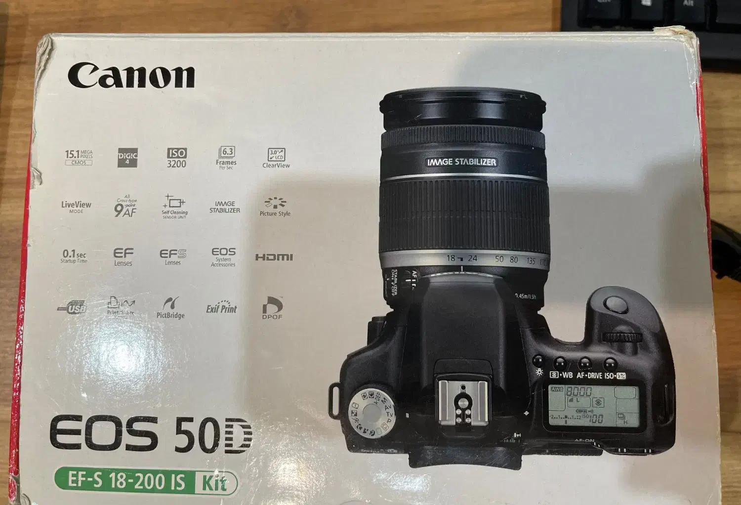 دوربین کنون Canon 50D لنز ۲۰۰ ۱۸|دوربین عکاسی و فیلم‌برداری|قم, هنرستان|دیوار