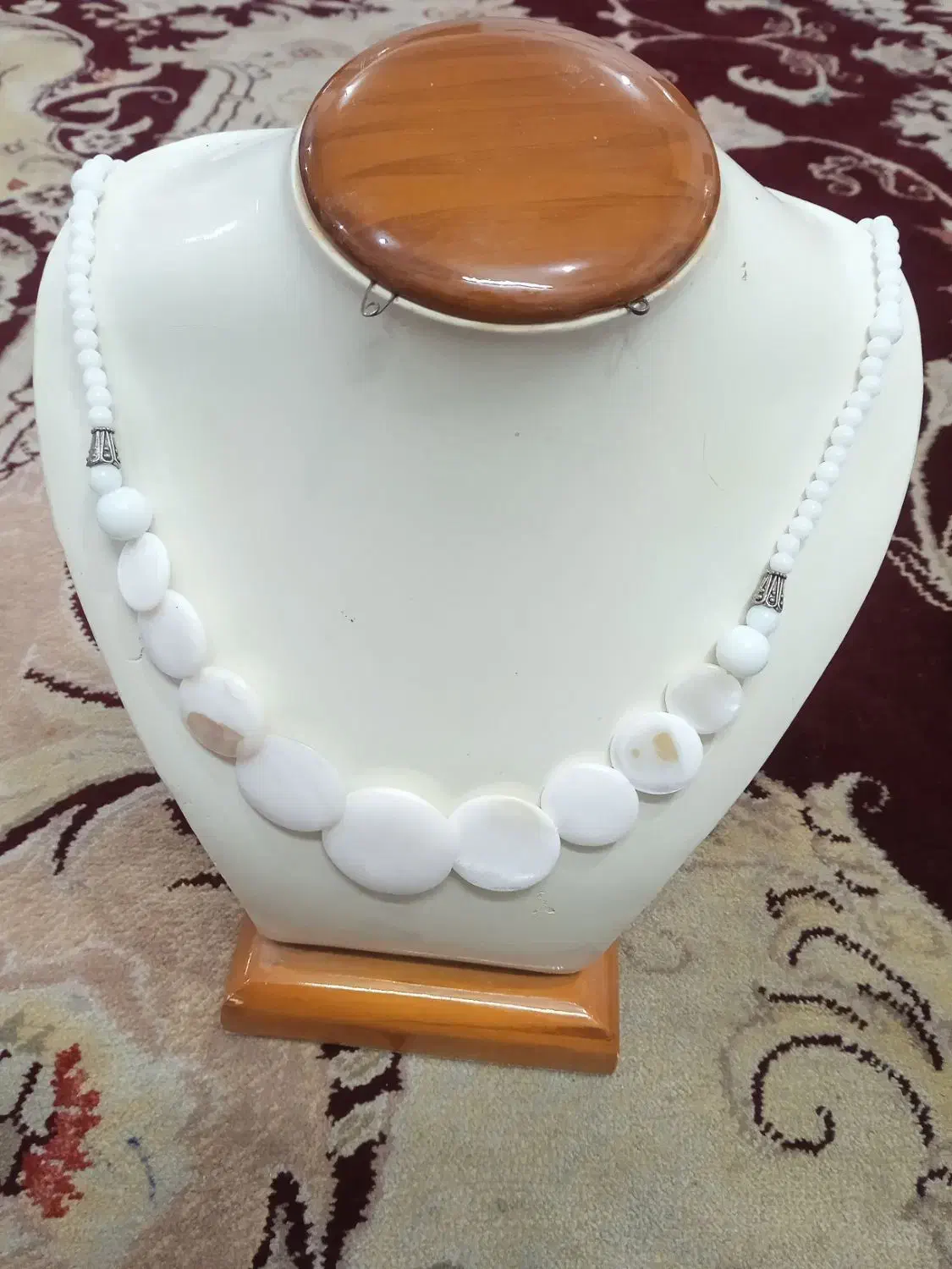 گردنی سنگی ودستبند سنگی|جواهرات|میبد, |دیوار