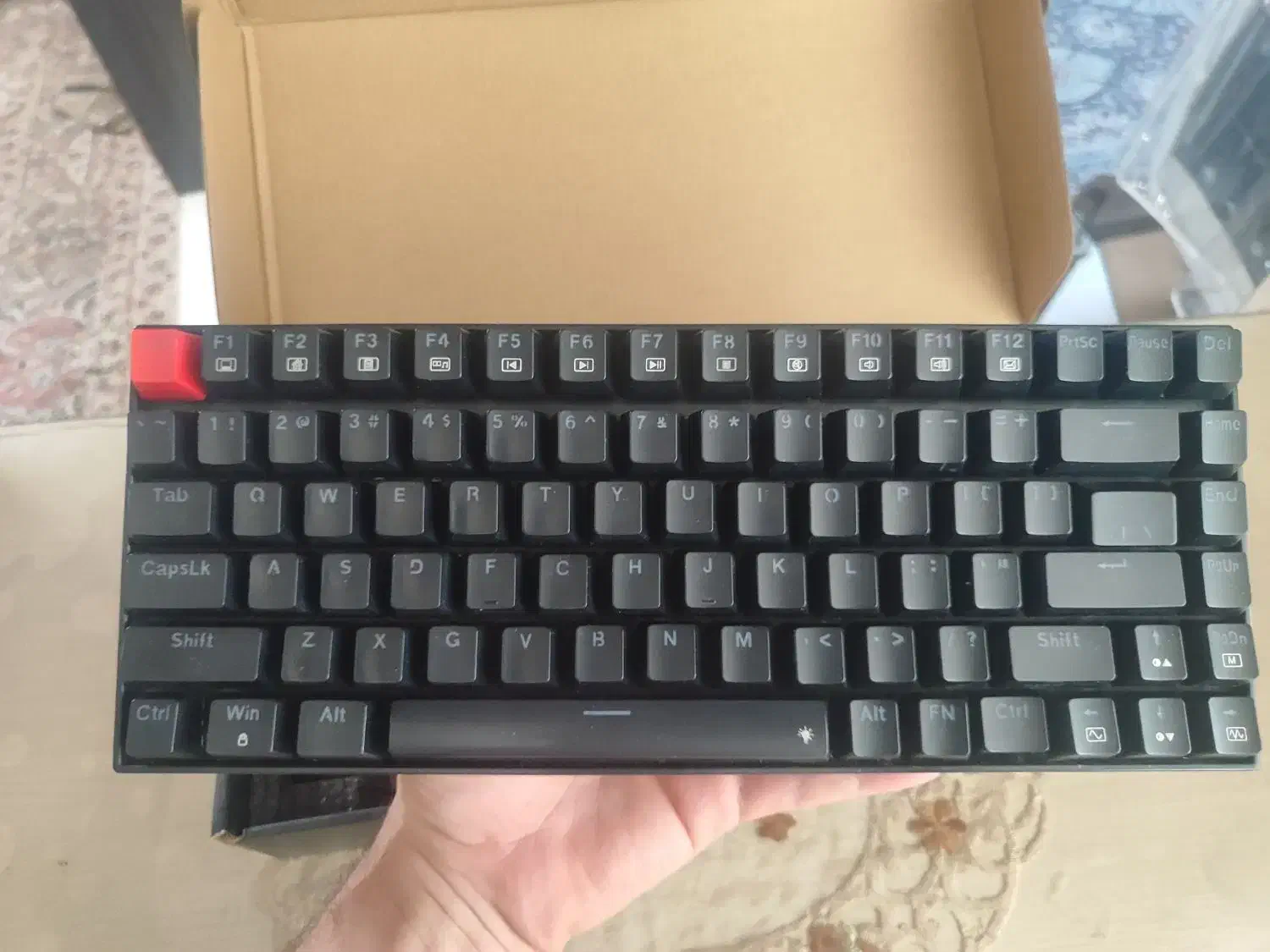 کیبورد سوییچ قرمز ردراگون مدل phantom|قطعات و لوازم جانبی رایانه|مشهد, حضرت حجت|دیوار