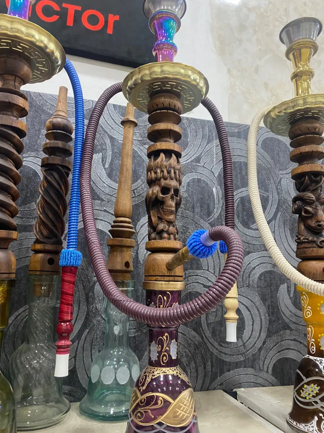 قلیان چوبی وپاد و ویپ|زیورآلات و اکسسوری|تبریز, |دیوار