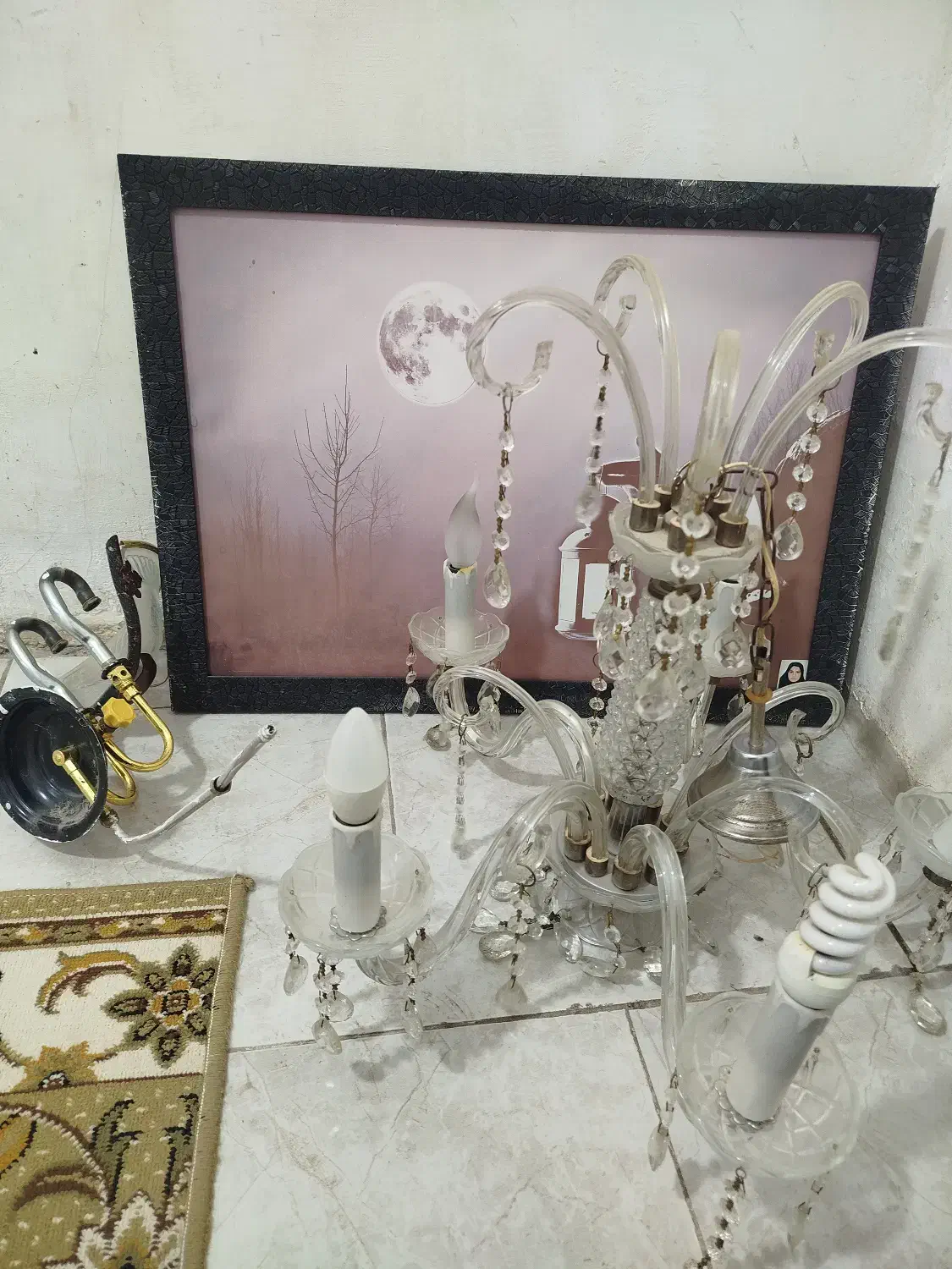 لوستر|لوستر و چراغ آویز|خمین, |دیوار