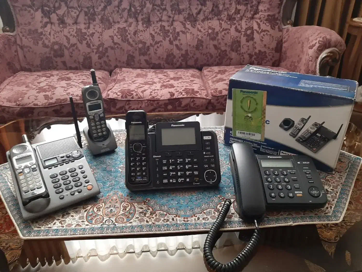 4 دستگاه تلفن پاناسونیک اصلی و ارجینال|تلفن رومیزی|تهران, ایران|دیوار