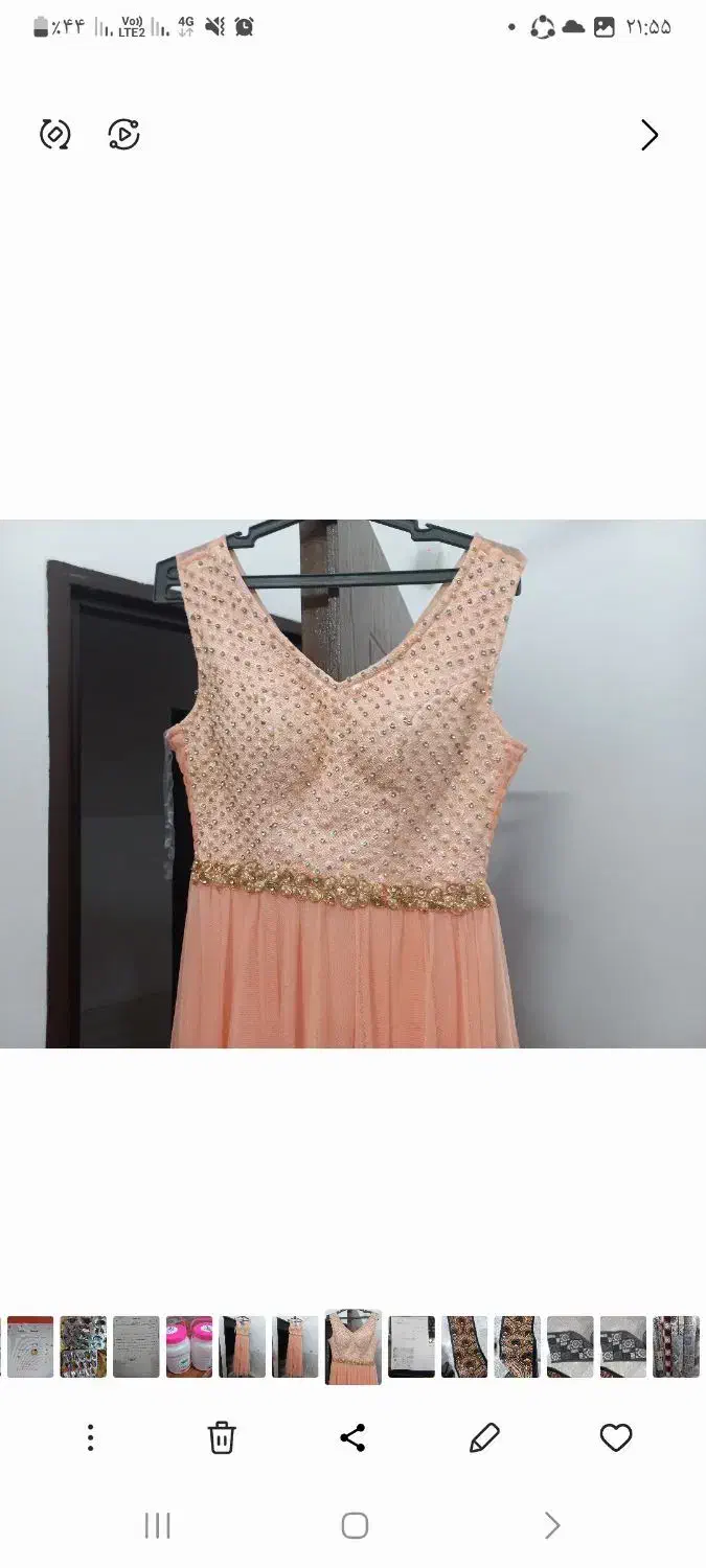 لباس مجلسی گلبهی|لباس|میبد, |دیوار