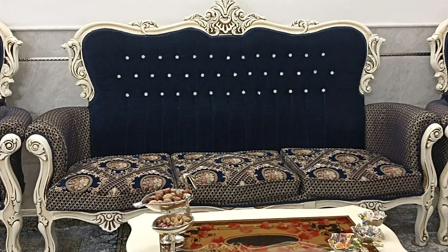 مبل ۹ نفره استیل|مبلمان خانگی و میز عسلی|جعفرآباد, |دیوار
