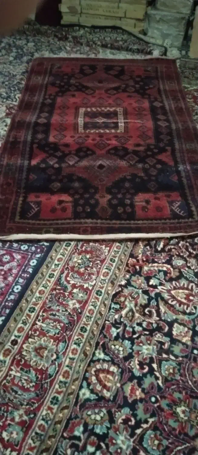 قالی دست بافت قدیمی|فرش|دهگلان, |دیوار