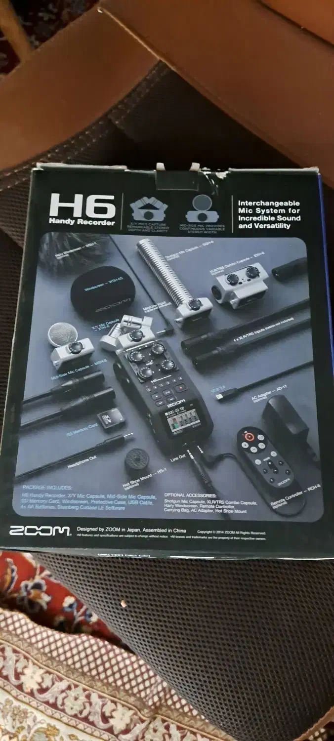 رکوردر صدا زوم اچ ۶ مدل سیلور  zoom H6|صوتی و تصویری|تهران, پیکان شهر|دیوار