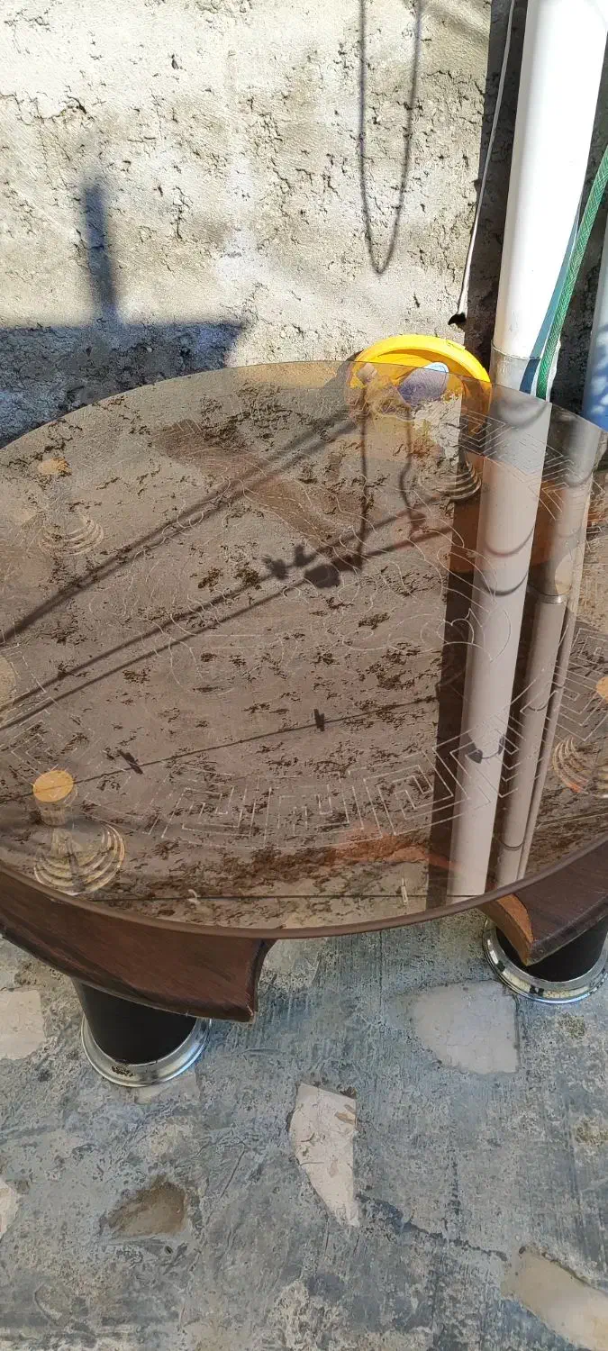 میز عسلی گرد درحد نو|مبلمان خانگی و میز عسلی|آستانه اشرفیه, |دیوار