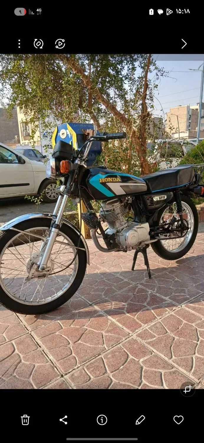 هندا 125 مزایده|موتورسیکلت|پاکدشت, پاکدشت (مامازند)|دیوار
