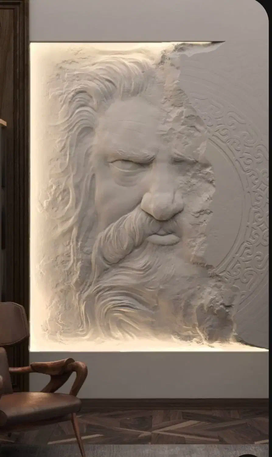 نقش برجسته و نقاشی حرفه ای ساختمان|خدمات پیشه و مهارت|سنندج, |دیوار