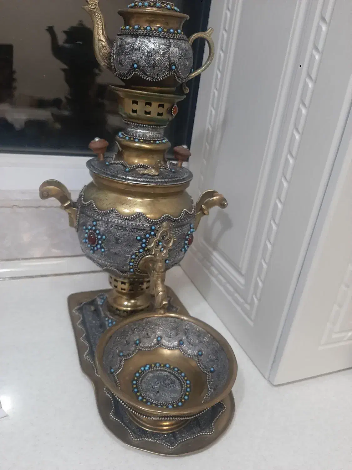 سماور قدیمی|سماور، چای‌ساز، قهوه‌ساز|فردیس, شهرک شهید حسینی|دیوار