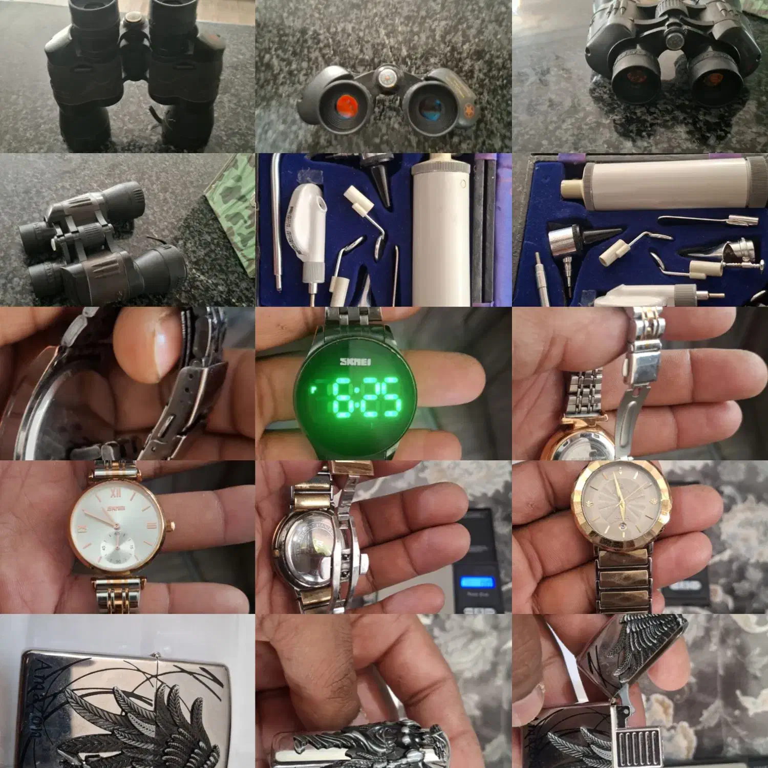 سنگ انگشتر نگین گردنبند ساعت زنجیر نقره|جواهرات|کرمان, |دیوار