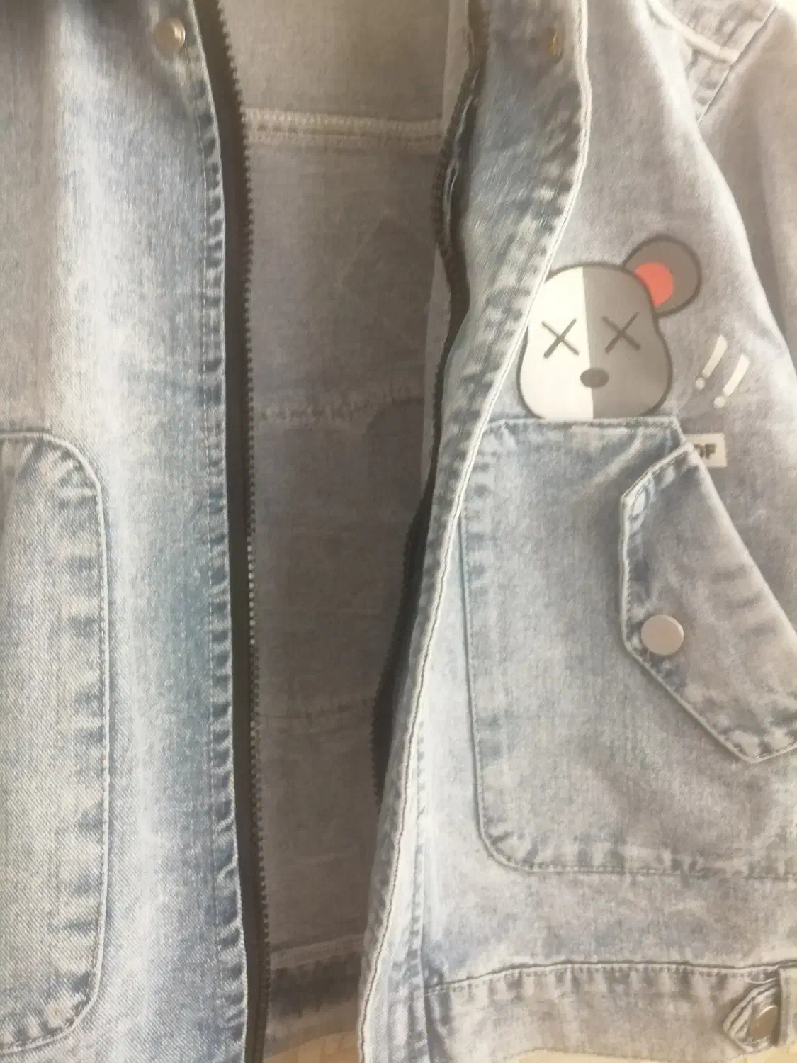 کاپشن جین بهاره پاییزه دخترانه|کفش و لباس بچه|شیراز, شهرک نیروی انتظامی|دیوار