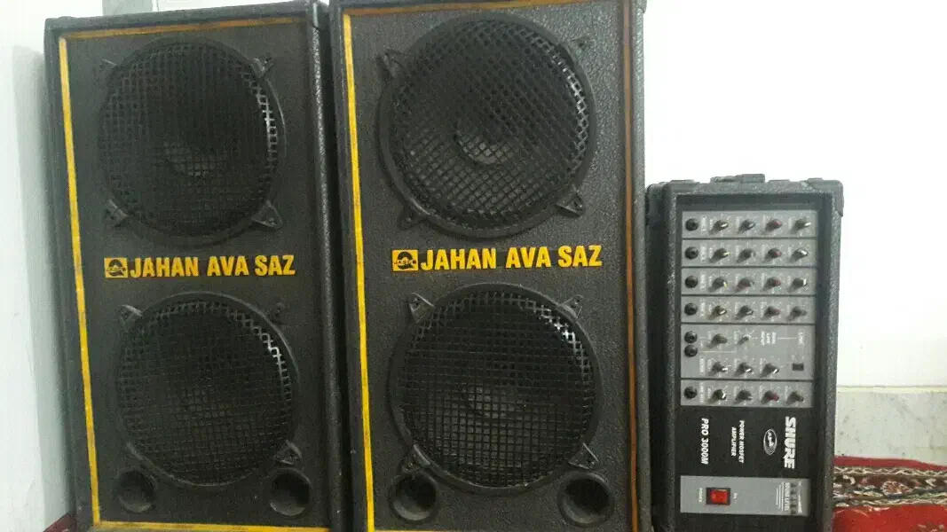 فروش اکو و آمپلی فایر ویژه مراسم|سیستم صوتی خانگی|مهاباد (اصفهان), |دیوار