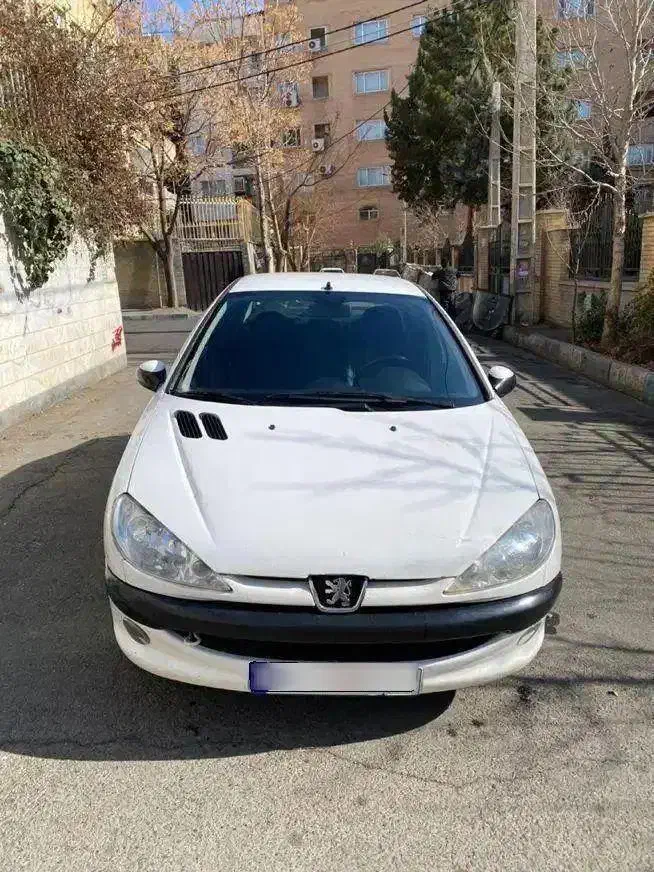 206 SD V8 سفید|خودرو سواری و وانت|تهران, سنگلج (شاپور)|دیوار