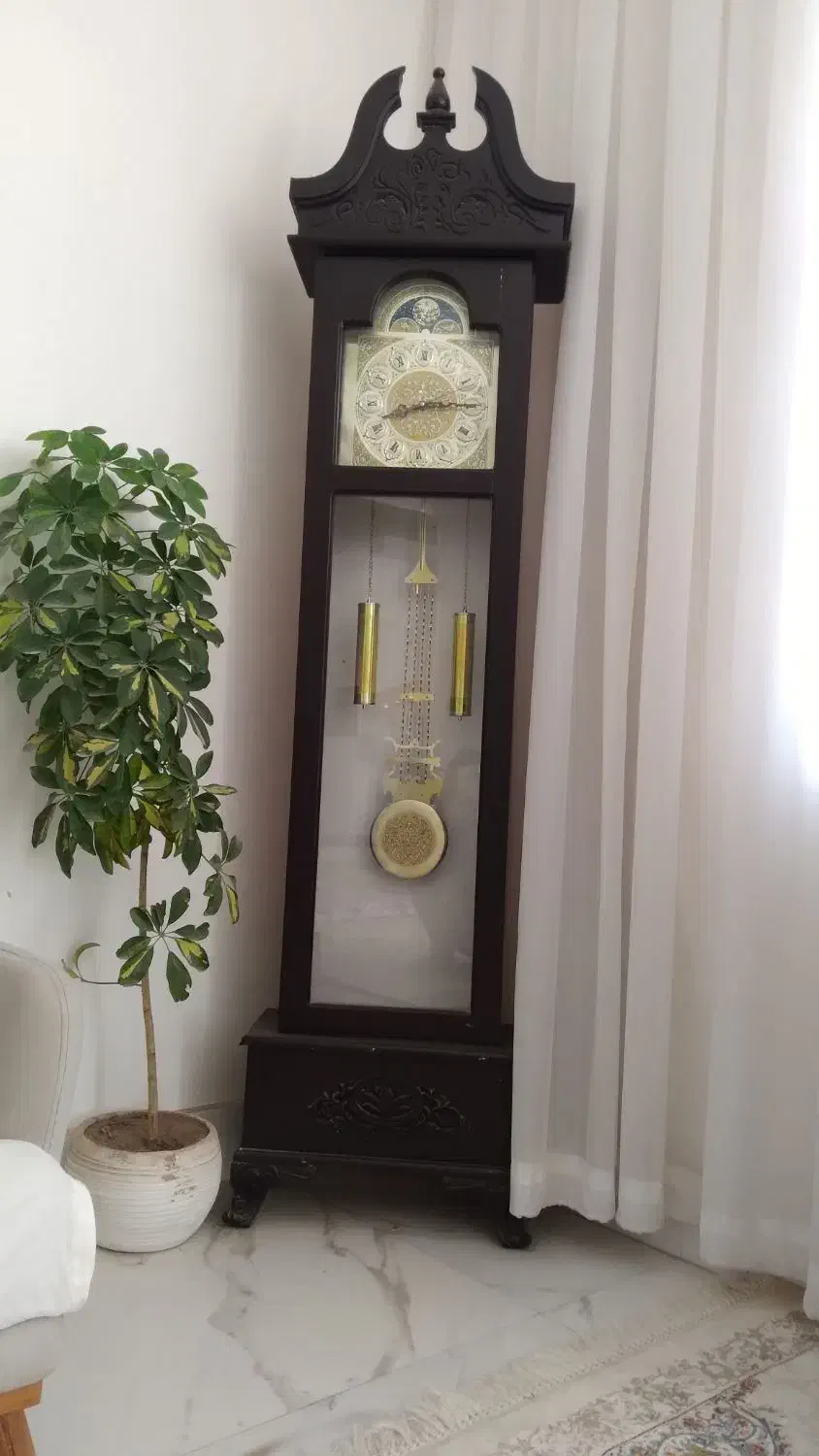 ساعت ایستاده|ساعت دیواری و تزئینی|نیشابور, خط کاشمر|دیوار