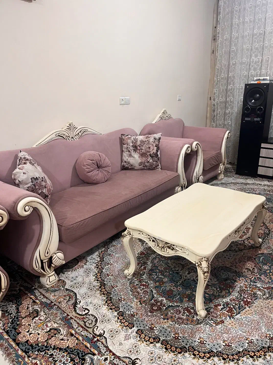 مبل هفت نفره  و بوفه در حد نو|مبلمان خانگی و میز عسلی|پیشوا, |دیوار