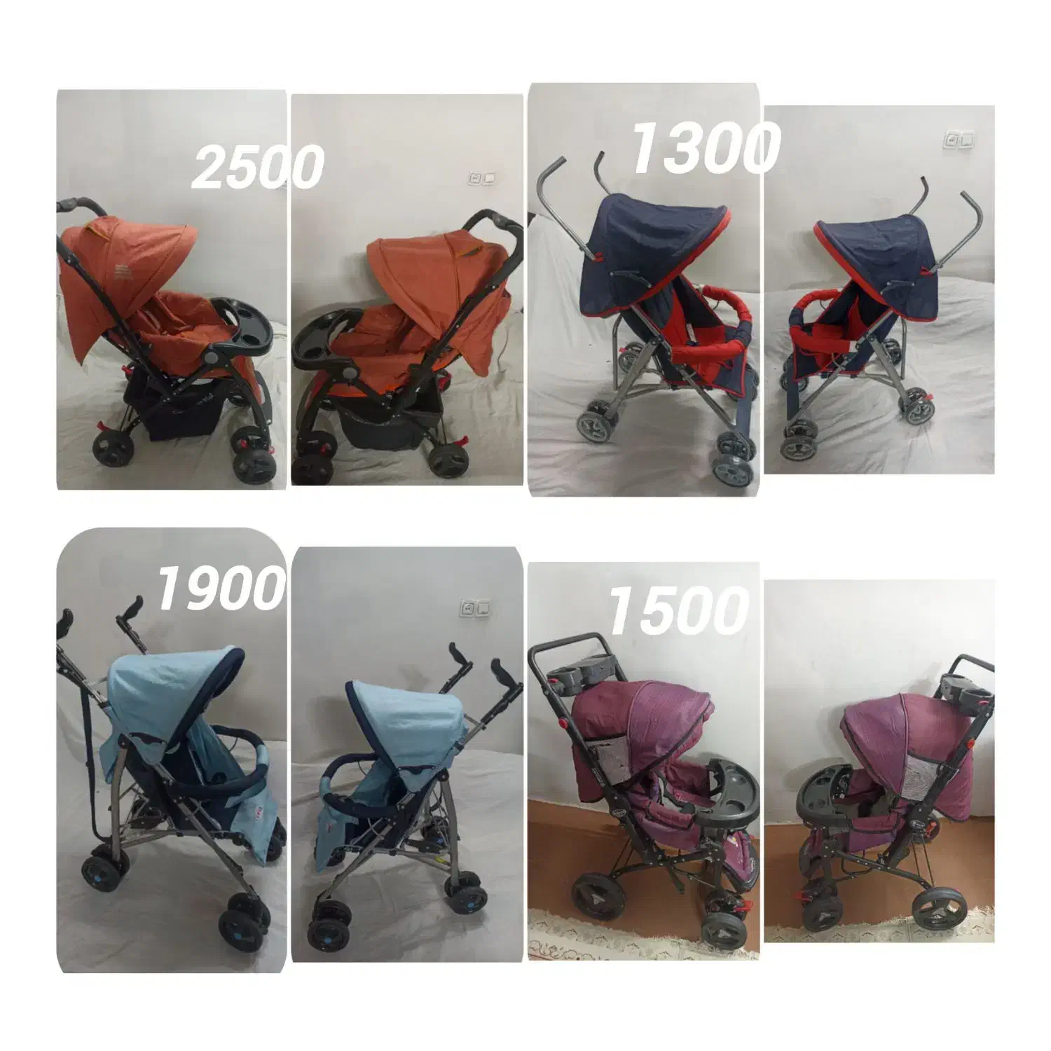 تعدادی کالسکه .عصایی. ساده . دوقلو.|کالسکه و لوازم جانبی|مشهد, عبادی|دیوار