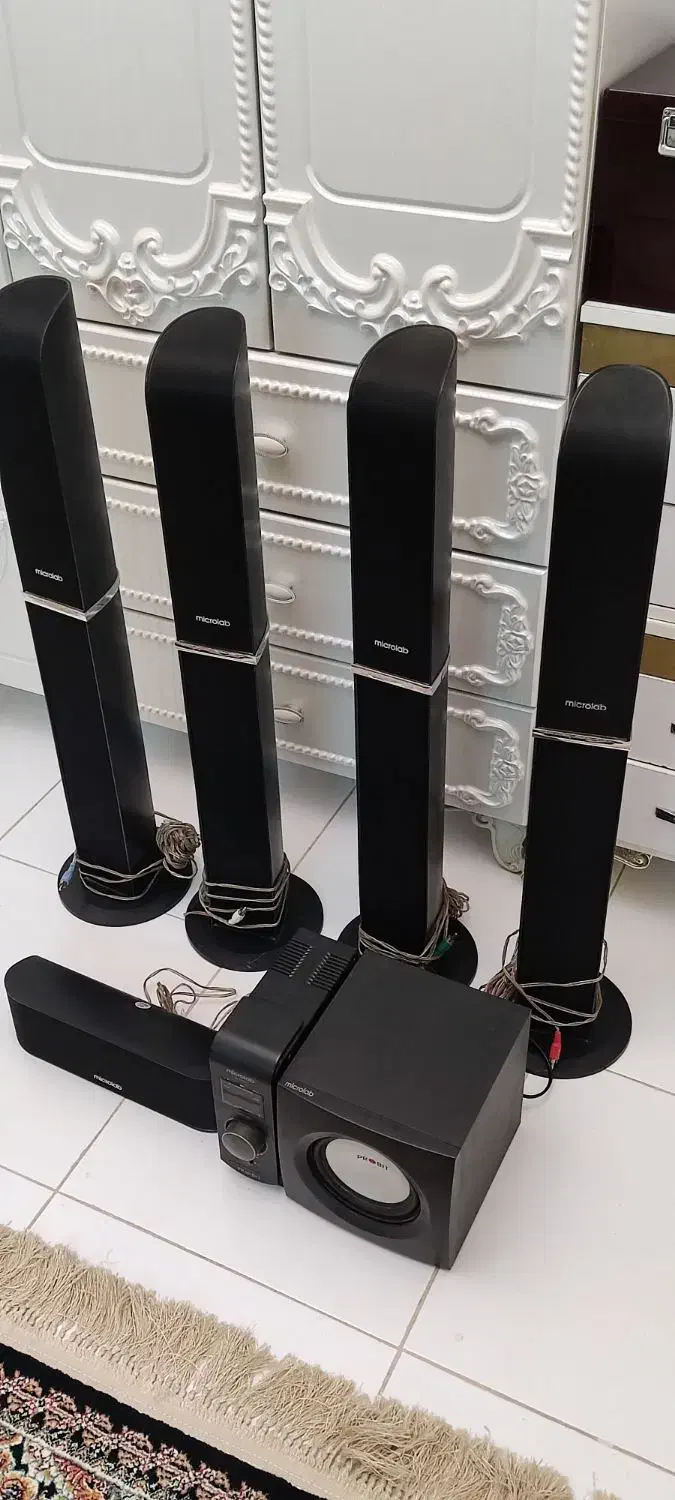 اسپیکر میکرو لب8تیکه  درحد نو|سیستم صوتی خانگی|پاکدشت, پاکدشت (مامازند)|دیوار