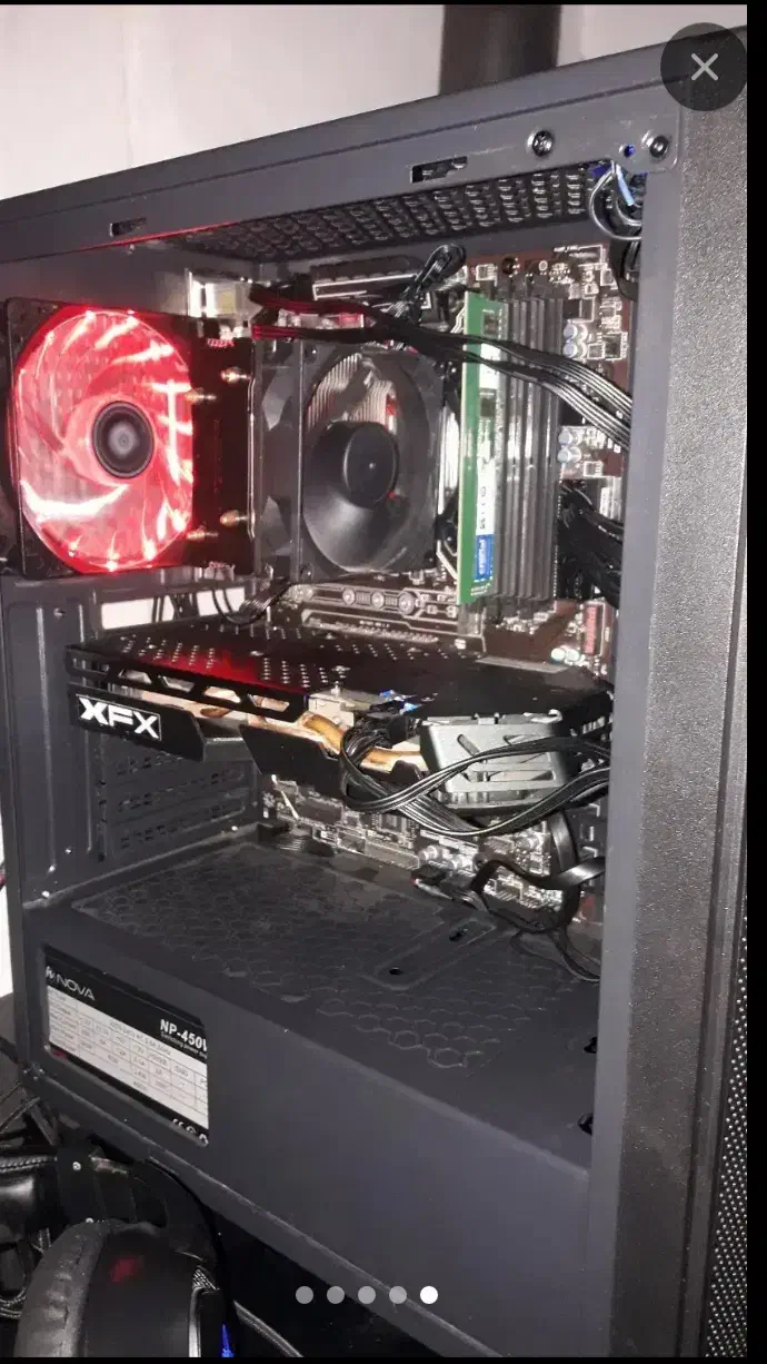 کامپیوتر گیمینگ core i7 6700k و rx580|رایانه رومیزی|عباسآباد, |دیوار