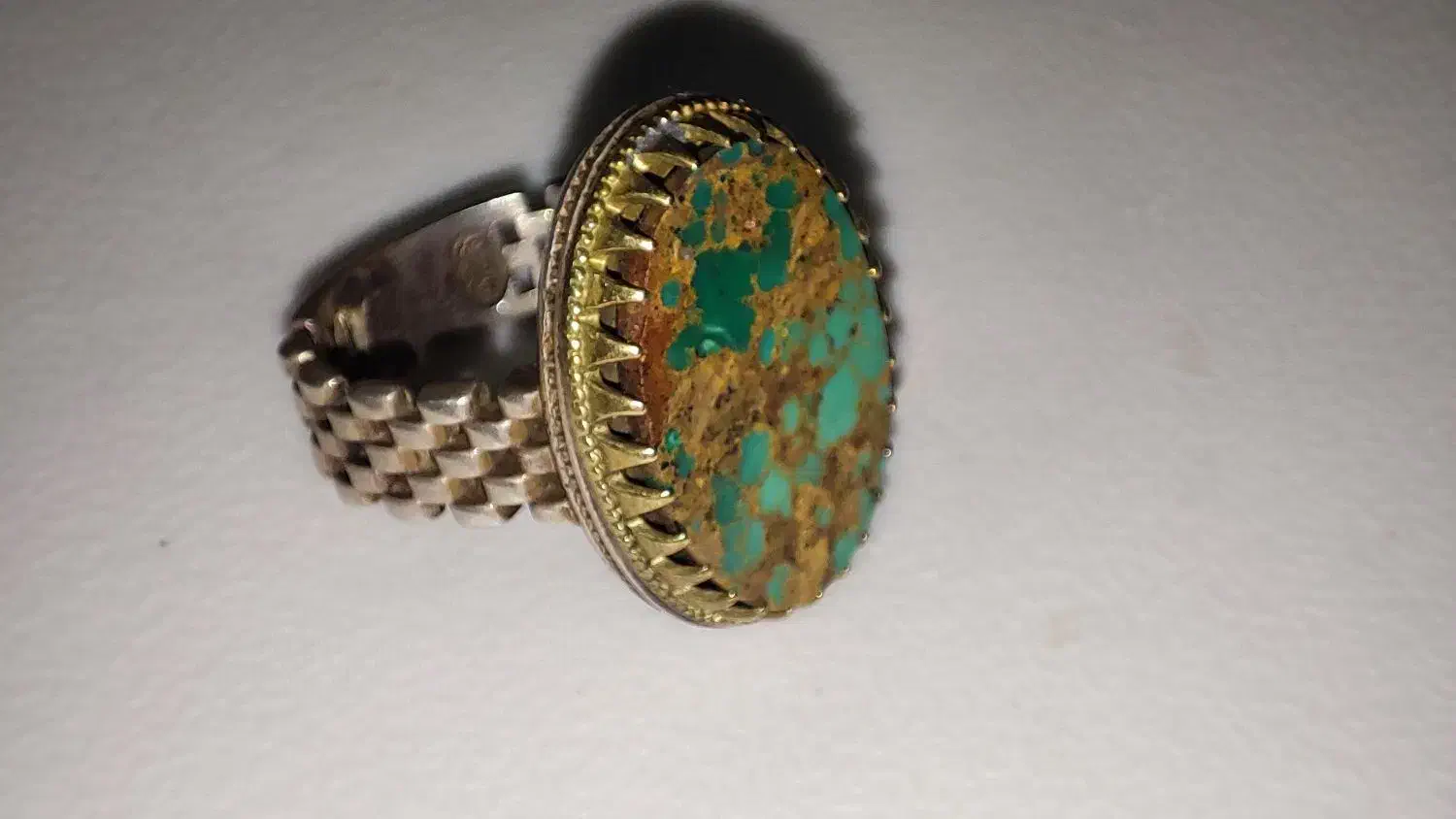 انگشتر فیروزه نیشابوری قواره بزرگ|جواهرات|بومهن, |دیوار