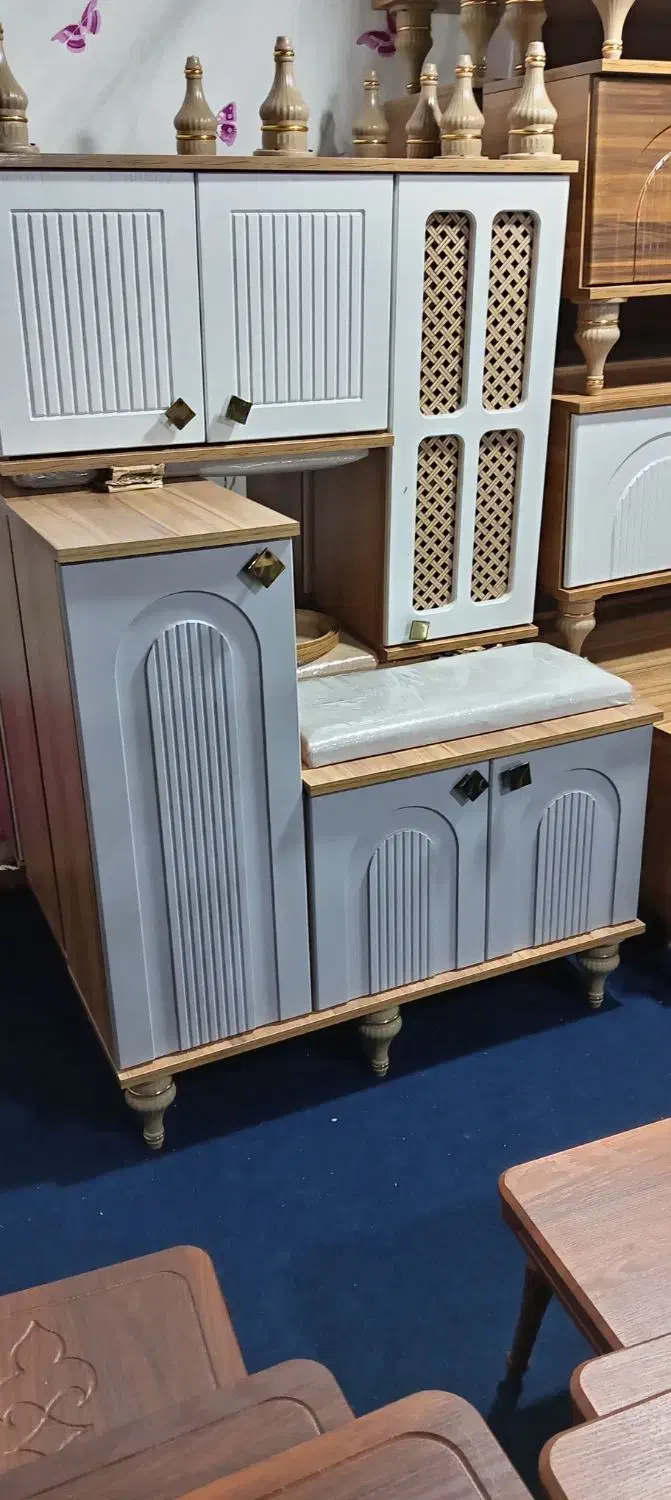 جاکفشی نشیمن دار جا کفشی نشیمندار جدید مقاوم|جاکفشی، کمد، دراور|قم, قلعه کامکار|دیوار