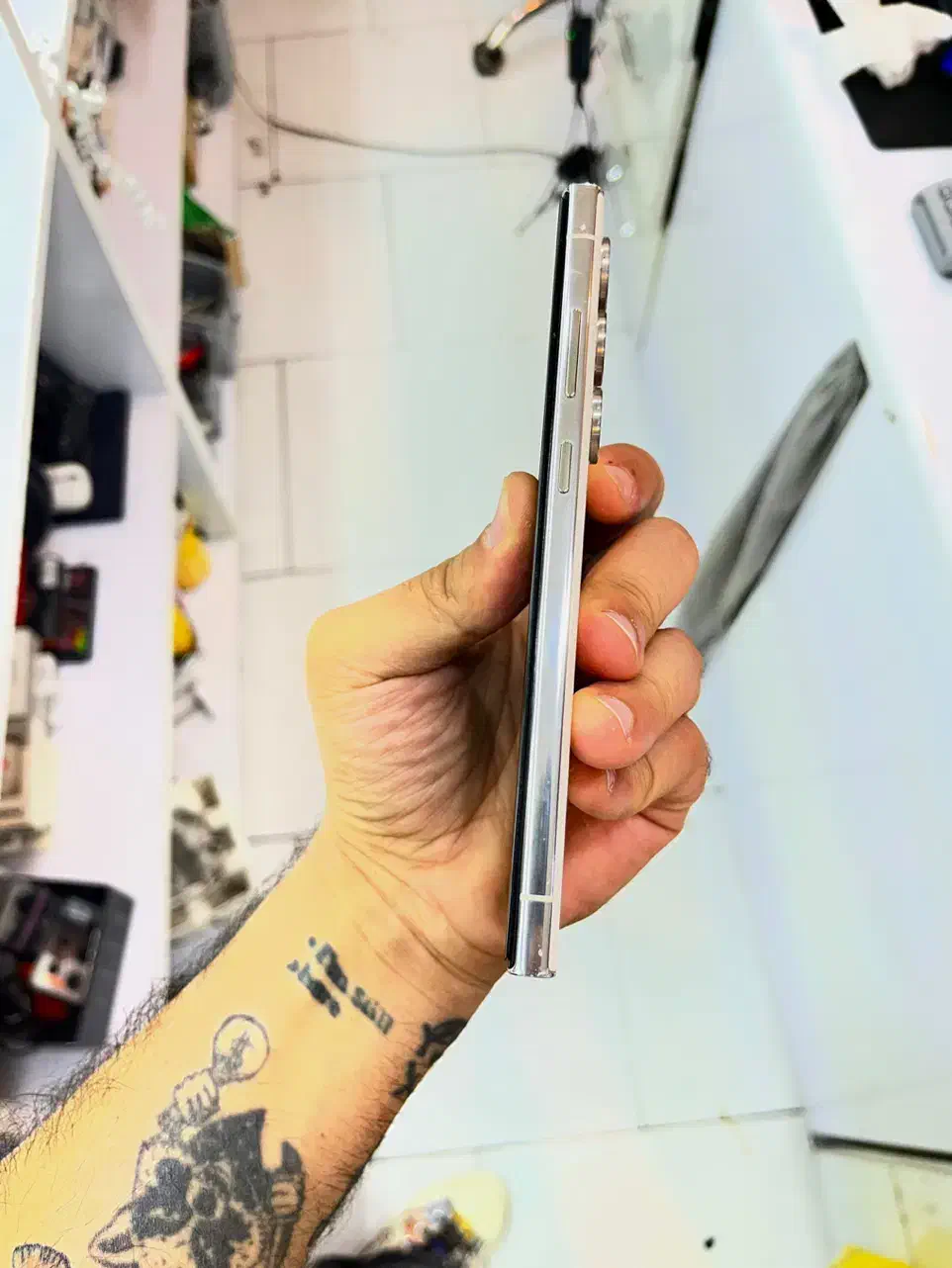 گوشی سامسونگ S23 Ultra سفید 256 سالم و تضمینی|موبایل|کرج, گوهردشت|دیوار