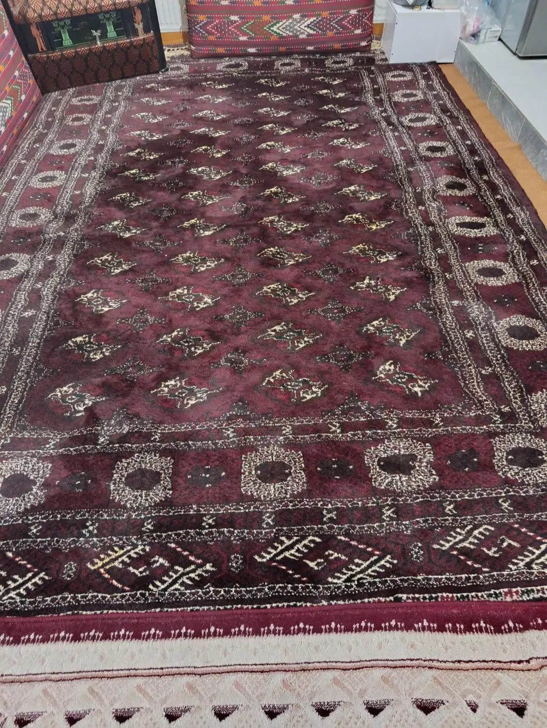 فرش دستبافت ترکمن قیمت 15/000/000ت|فرش|گنبد کاووس, |دیوار