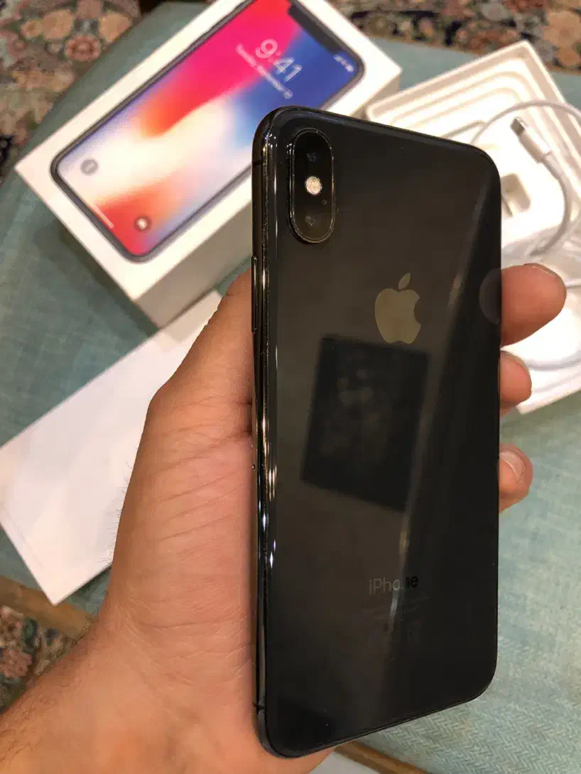 Iphone X 256 پک اصلی ، در حد نو|موبایل|شیراز, باغ تخت|دیوار