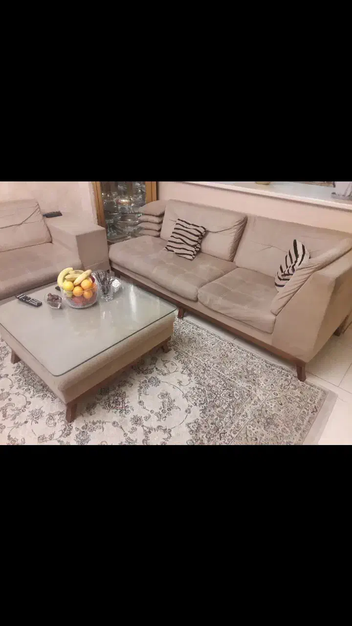 مبلمان راحتی همراه جا کفشی ومیز تلویزیون و بوفه|مبلمان خانگی و میز عسلی|تهران, پونک|دیوار