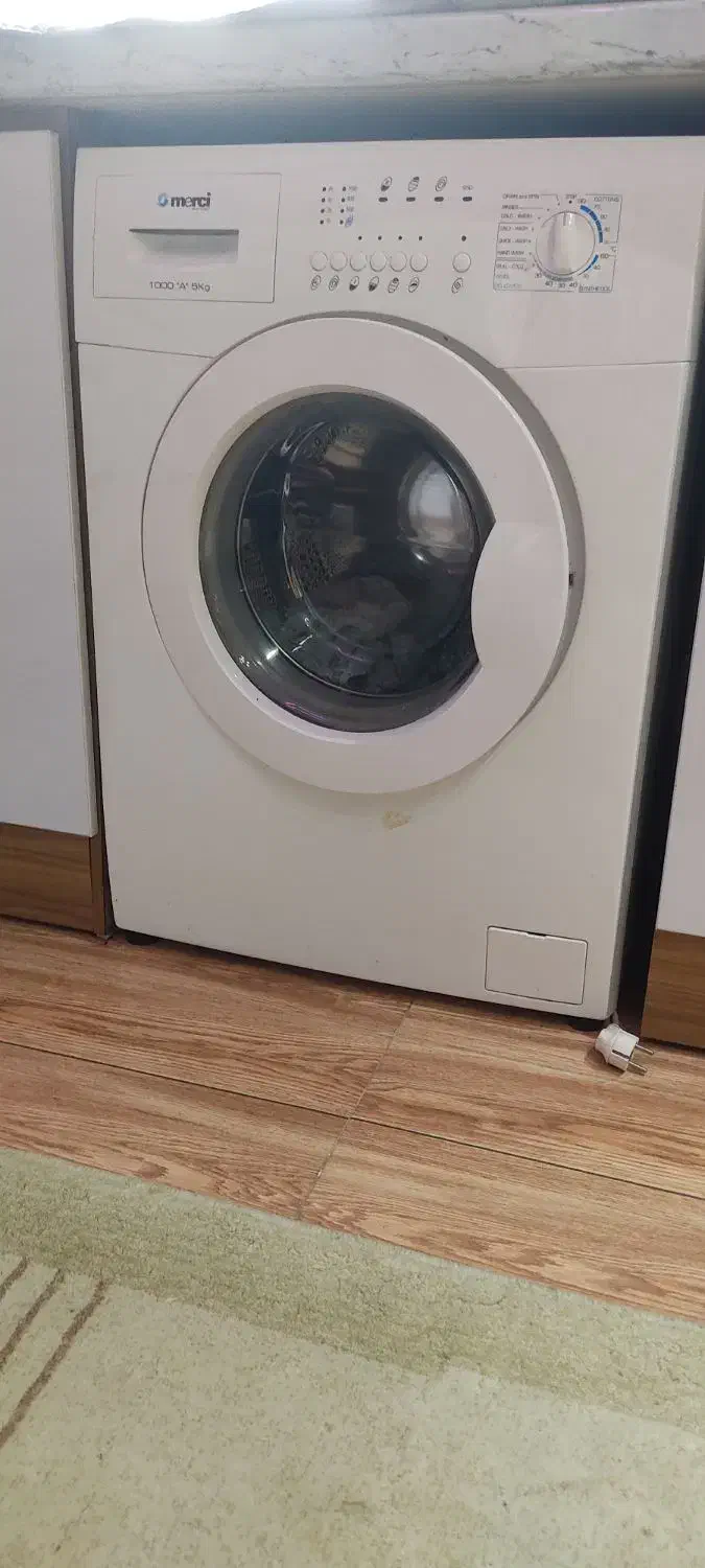 لباسشویی مارک (مرسی) mrci پنج کیلویی ایتالیایی|ماشین لباسشویی و خشککن لباس|لشت نشا, |دیوار