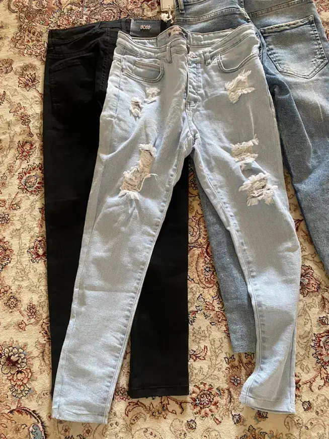 شلوار جین کت جین پیراهن کتانی مردانه|کیف، کفش، کمربند|پرند, فاز ۴|دیوار