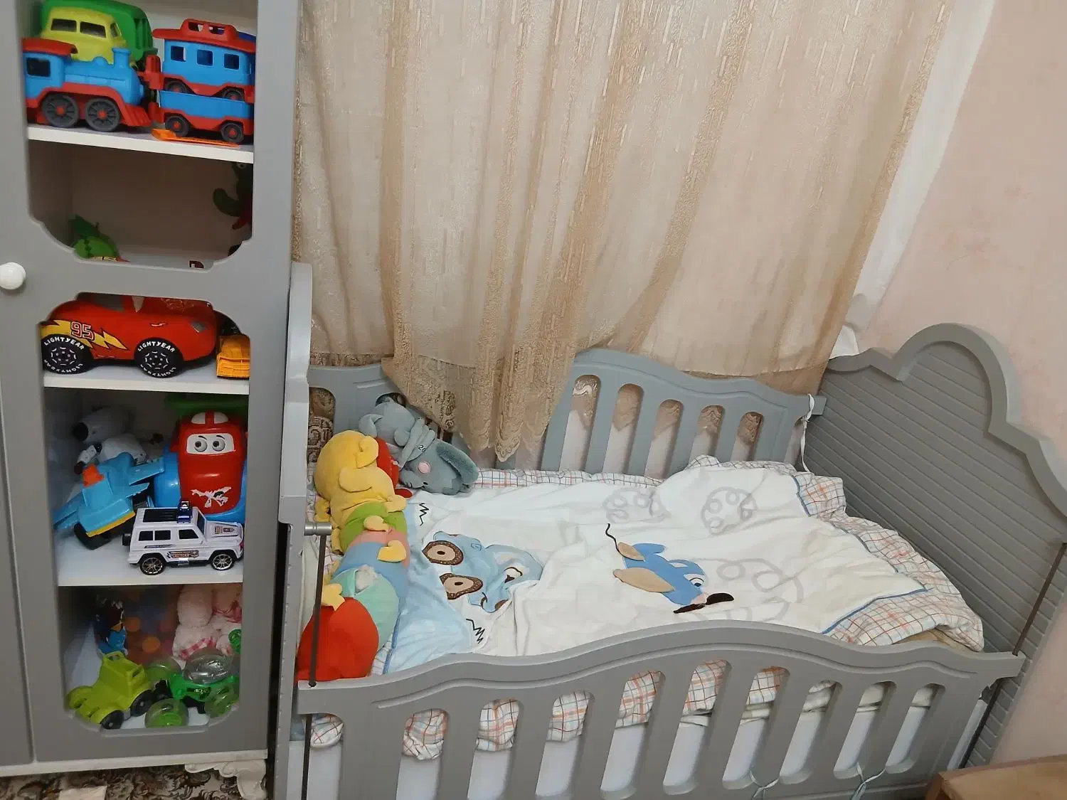 کمد وتخت کودک|تخت و سرویس خواب|سهند, |دیوار