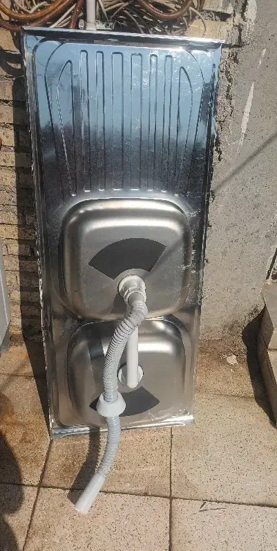 سینک دوقلو در حد نو|لوازم سرویس بهداشتی|مسجد سلیمان, |دیوار