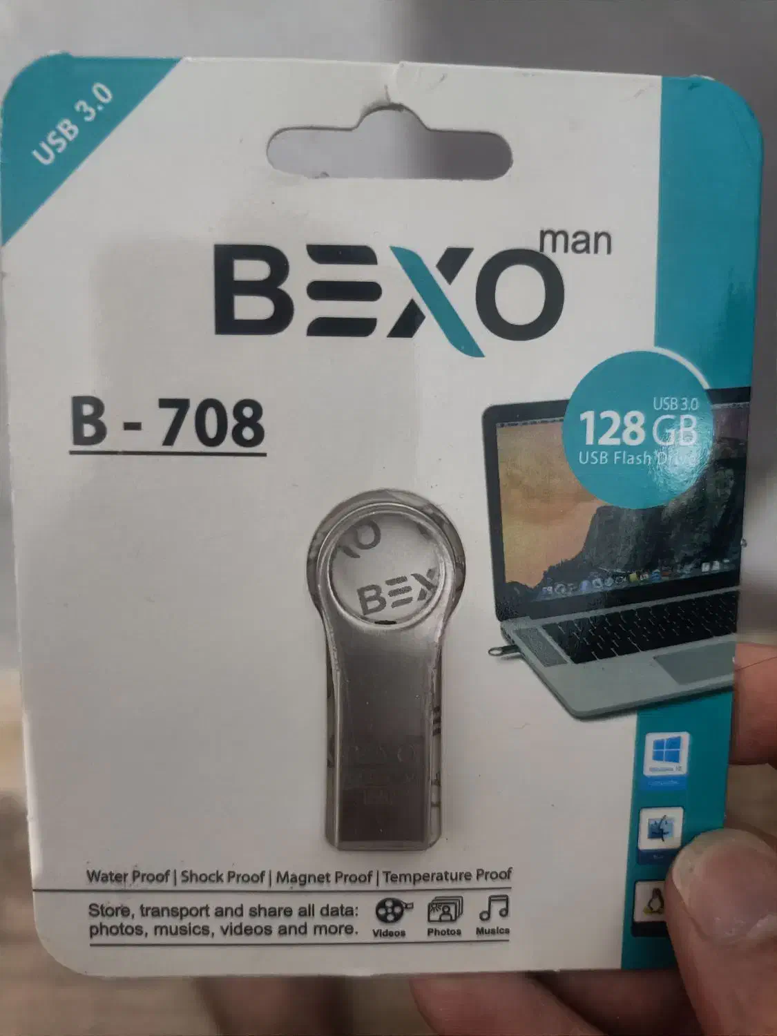 هنضفری گردنی و فلش ۱۲۸|لوازم جانبی موبایل و تبلت|شیراز, قلعه شاهزاده بیگم|دیوار