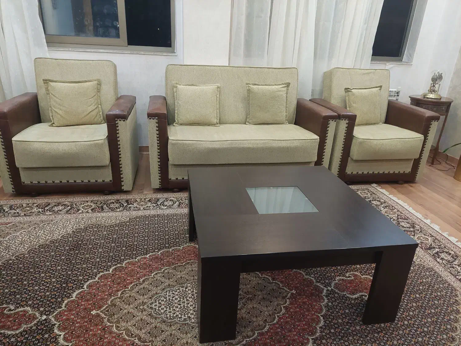 نیم ست مبل ترک مبیلند|مبلمان خانگی و میز عسلی|شیراز, قصرالدشت|دیوار