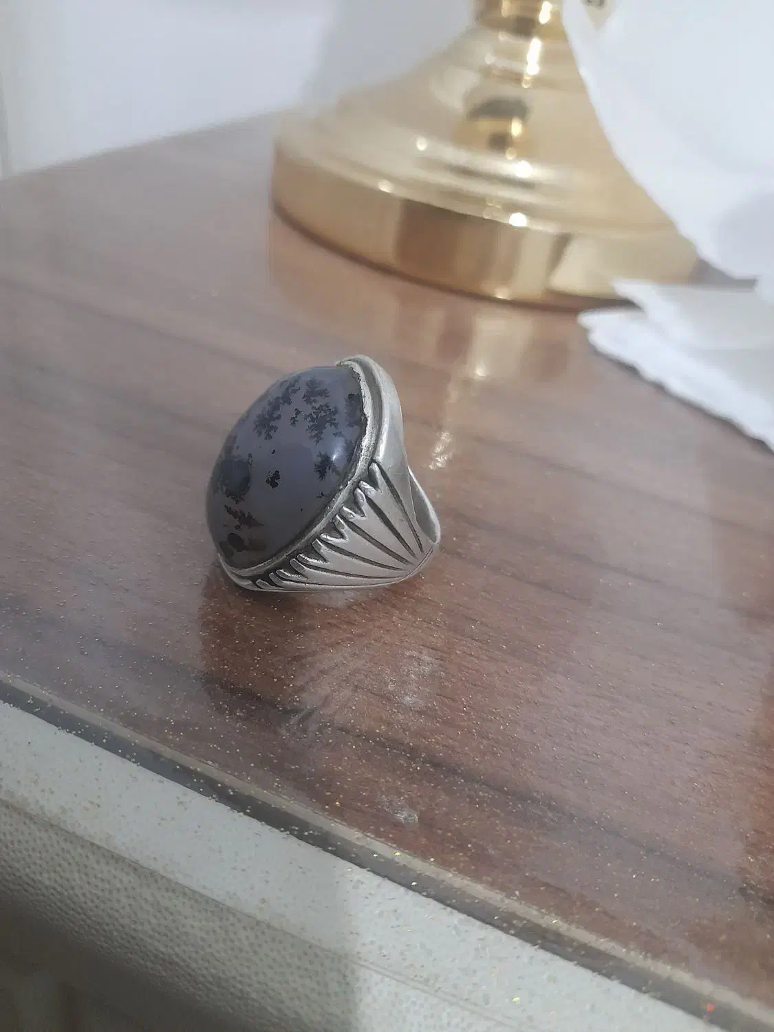 انگشتر نقره دست ساز|جواهرات|آبیک, |دیوار