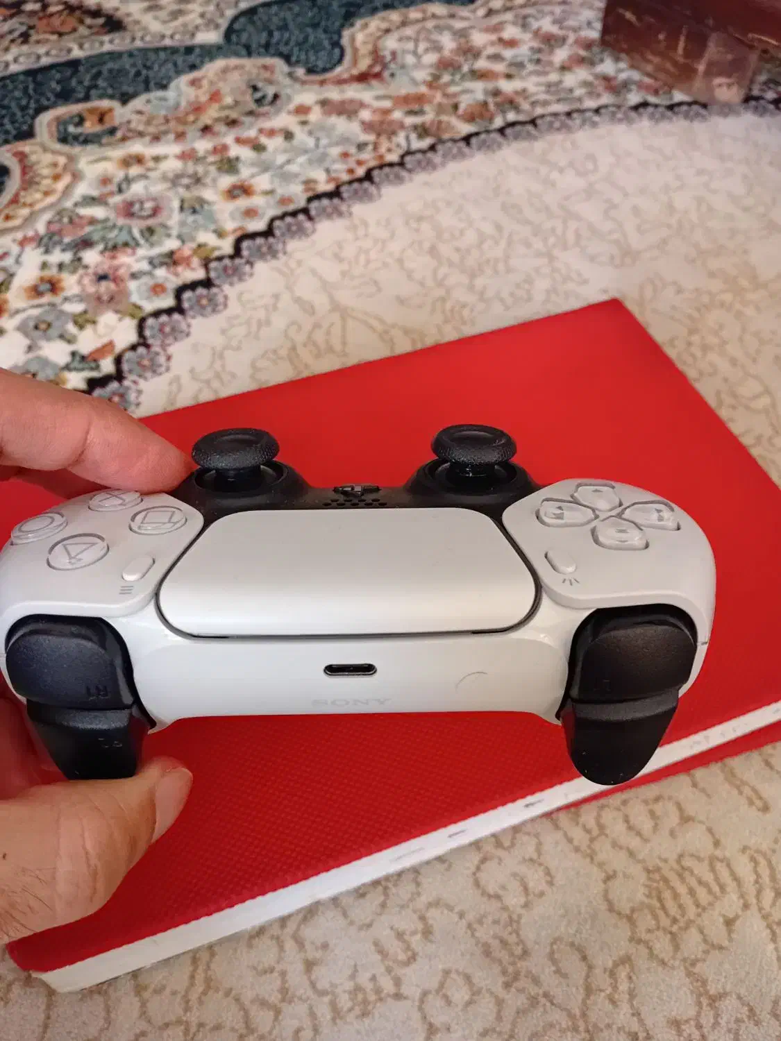 دسته بازی پلی استیشن ۵ دوال سنس سفید|کنسول، بازی ویدئویی و آنلاین|تبریز, |دیوار