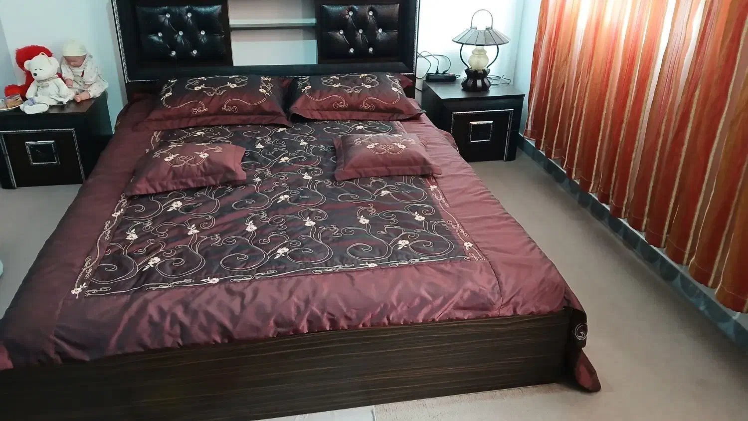 سرویس خواب دونفر|تخت و سرویس خواب|ساوه, |دیوار