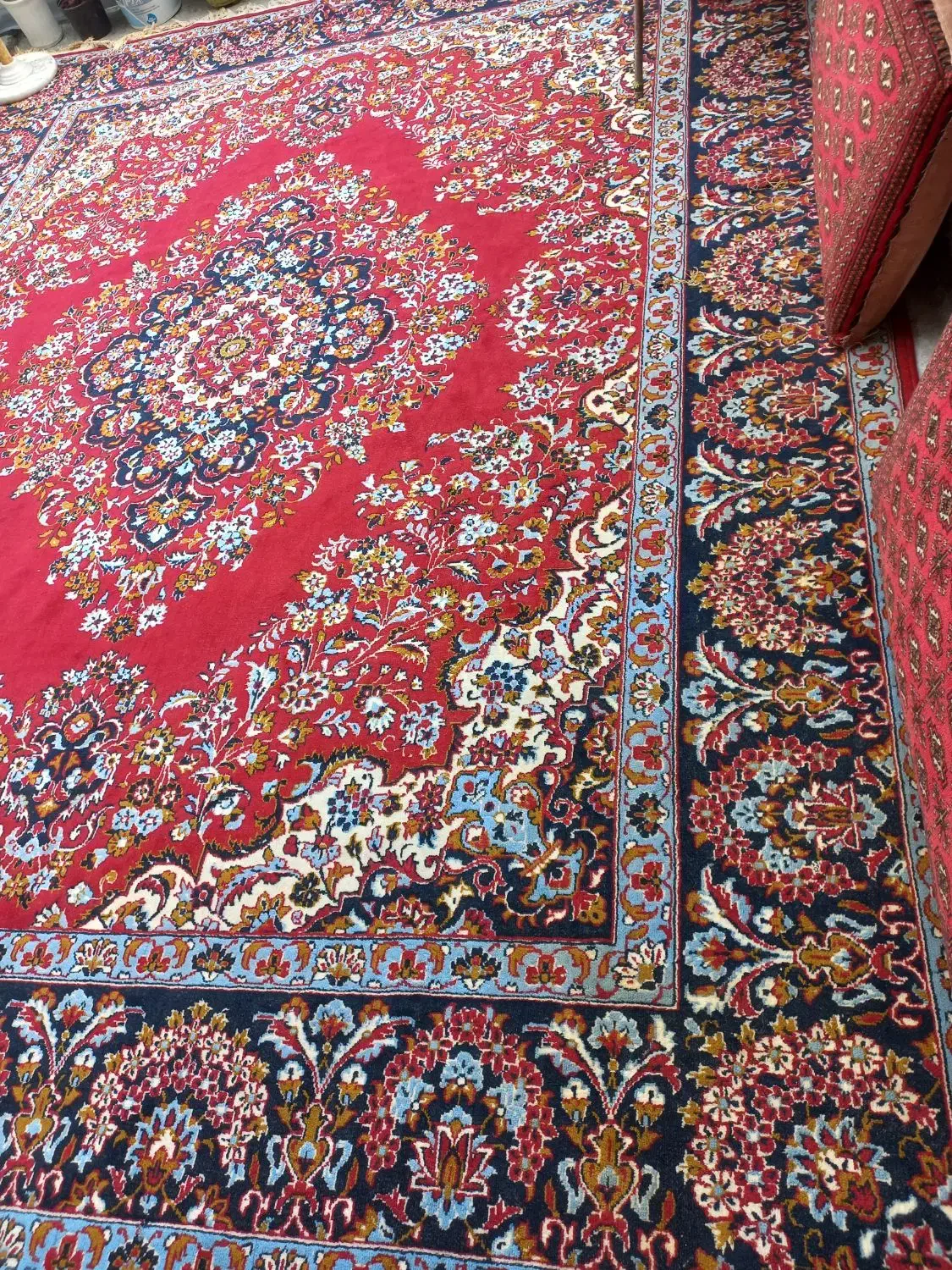 فرش ۱۲ متری ،تازه شسته زیر قیمت|فرش|ساری, |دیوار