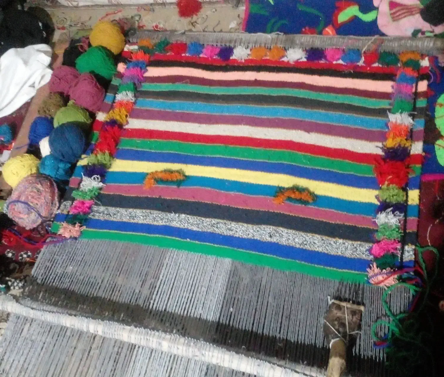 قالیچه|گلیم، جاجیم، گبه|ایذه, |دیوار