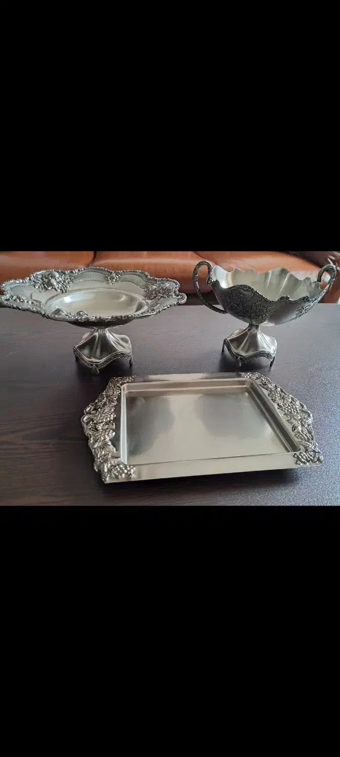 ظروف پذیرایی پیوتر|ظروف سرو و پذیرایی|بندر انزلی, گلسرخ|دیوار