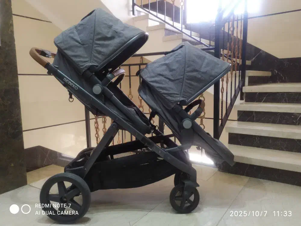 کالسکه دوقلو ببکو|کالسکه و لوازم جانبی|اصفهان, شاهزید|دیوار