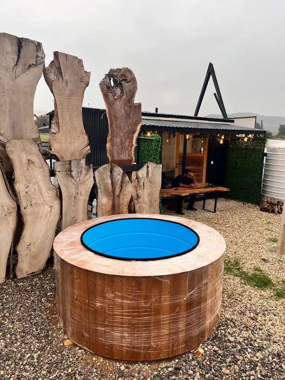 جکوزی با چوب ترمو|لوازم حمام|گرگان, |دیوار