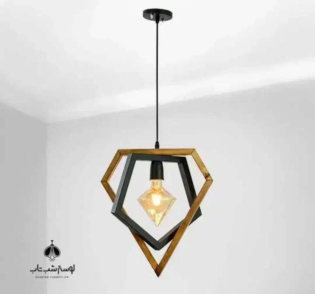 لوسترچوبی|لوستر و چراغ آویز|طبس, |دیوار